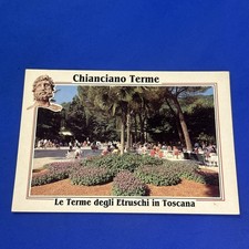 CHIANCIANO TERME DEGLI ETRUSCHI IN TOSCANA CARTOLINA A COLORI