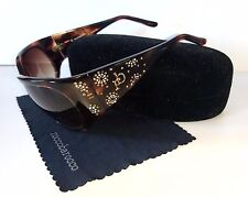 ROCCOBAROCCO OCCHIALI DA SOLE DONNA TARTARUGATI CON SWAROVSKI ORIGINALI E RARI