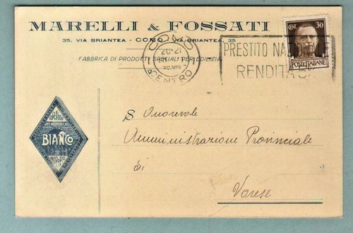 Como 1936 cartolina postale - como,