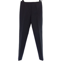 Pantaloni N8 Milano neri donna pantaloni in tessuto Slacks slim lana eleganti DE 32 XXS nuovi