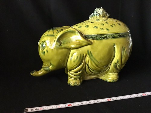 Elefante zuppiera ceramica - in,