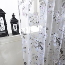  Tende trasparenti con fiori