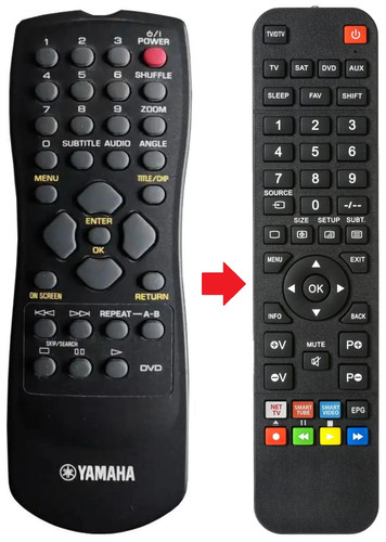 Telecomando adatto per yamaha - telecomando,