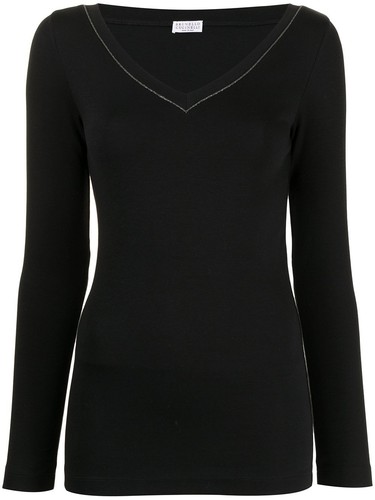 Top nero brunello cucinelli - nero,