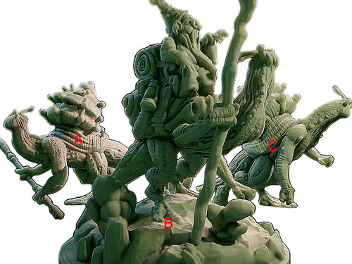 Creatura fantastica figurina - creatura,