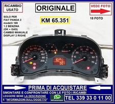 QUADRO STRUMENTI CONTA KM +