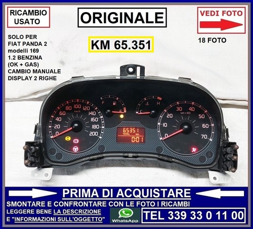 Quadro strumenti conta - km, +