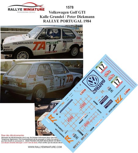 Decals ref 1578 - 1578, vw