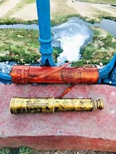 Raro telescopio in ottone