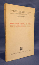 Amelio Tagliaferri, Consumi e