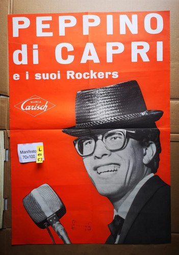Manifesto peppino capri i - peppino, di