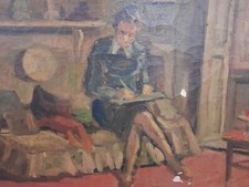 Dipinto Olio Su Tela. La