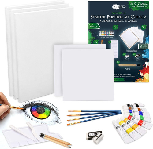 Pezzi kit pittura acrilico - kit,