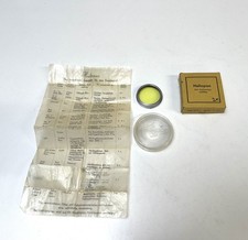 Filtro luce Heliopan giallo 35