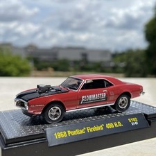 Rara Pontiac Firebird 400 H.O. 1968 Modellino auto in lega pressofusa 1:64 - Muscle Car
