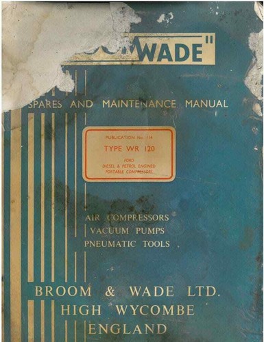 Broomwade wr120 manuale - broomwade,