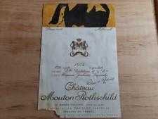 étiquette vin chateau Mouton