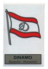 Scudetto Dinamo figurina Calciatori Panini 1971 1972 con Velina attaccata