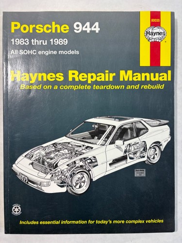 Haynes porsche 944 repair - haynes,