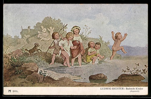 Cartolina artistica ludwig - cartolina,