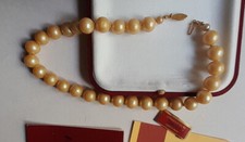Vintage preziosa collana Perle di Maiorca originali con garanzia chiusura oro