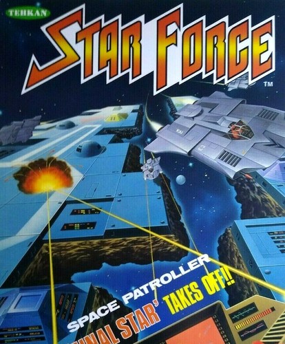 Star force arcade flyer tehkan - star,