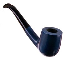 Mr Brog Workshop New Tobacco Pipe n. 38 Old Boy Blue Pear Wood Pipe