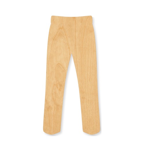 Pantaloni non finiti legno