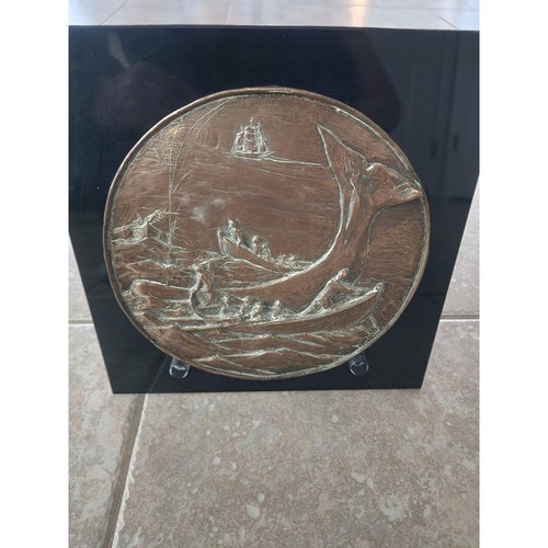 Targa vintage bronzo moby dick - vintage,