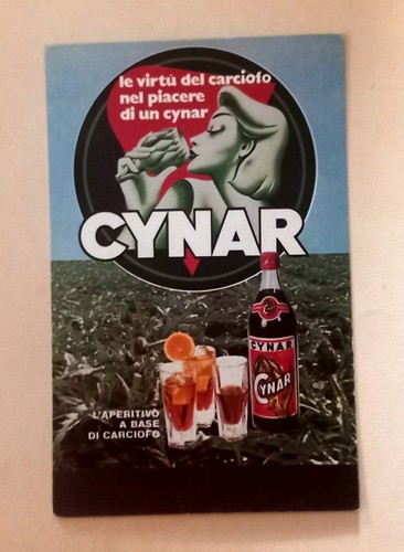 Cart pubblicitaria cynar fp - cart.,