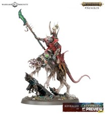 Clawlord on Gnaw-beast - Skaven - Warhammer AoS Skaventide