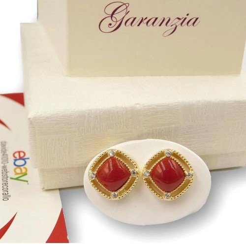 Orecchini corallo rosso e - corallo,