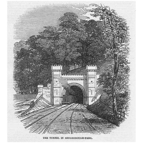 Tunnel shugborough park sulla - shugborough,