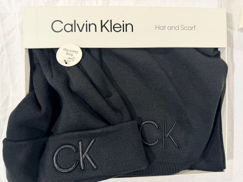 Cappello sciarpa calvin - e,