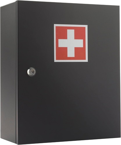 Armadietto medico nero - , da