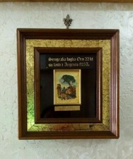 Quadro Roma Sparita serigrafia oro 22 kt su lastra argento 925 Roesler Franz