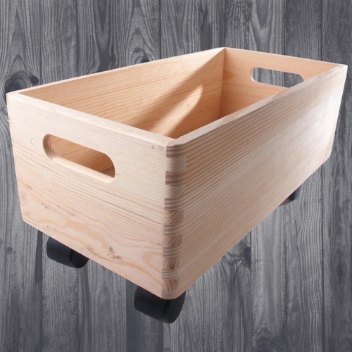 Cassetta legno oblunga con - cassetta,