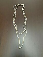 COLLANA CONCHIGLIE LUNGA VINTAGE ANNI '70 LUNGHEZZA 75 cm CIRCONFERENZA  150 cm