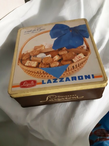 Antica scatola latta - di,