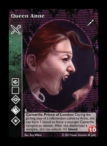 Queen anne fallen - fallen,