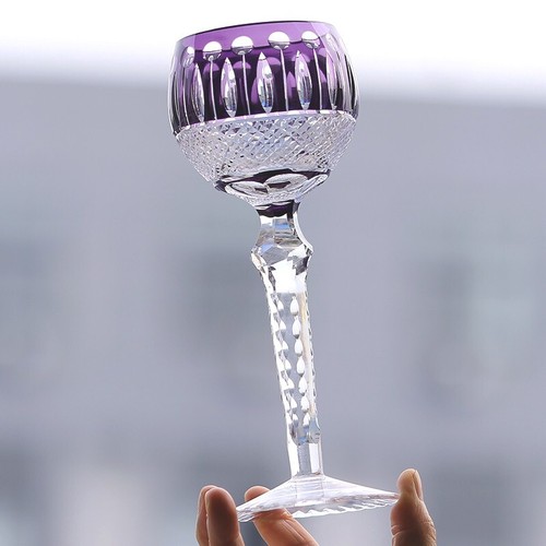 Bicchieri vino stile boemo - vino,
