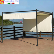 Pergola In Acciaio Con Telo