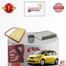 KIT TAGLIANDO FILTRI E OLIO SEAT MII 1.0 55KW 76CV DAL 2012 ->