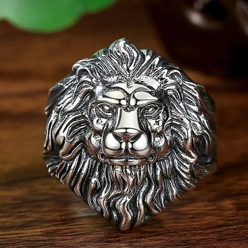 Anello leone aperto - anello, gotico
