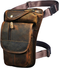 Uomo Vera Pelle Bicicletta