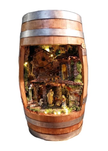 Presepe artigianale botte - artigianale, in