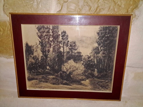 Quadro carboncino auguste - quadro,