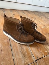 Stivali da tetto John Lewis & Partners in camoscio, tabacco taglia UK 11 