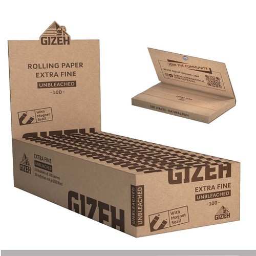 Cartine gizeh unbleached extra - gizeh,