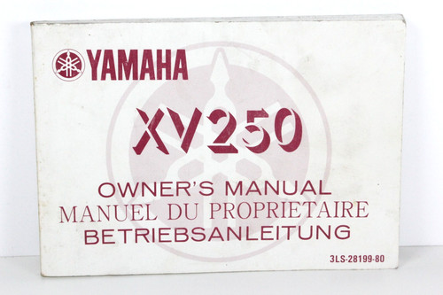 Yamaha xv250 manuale - xv250,
